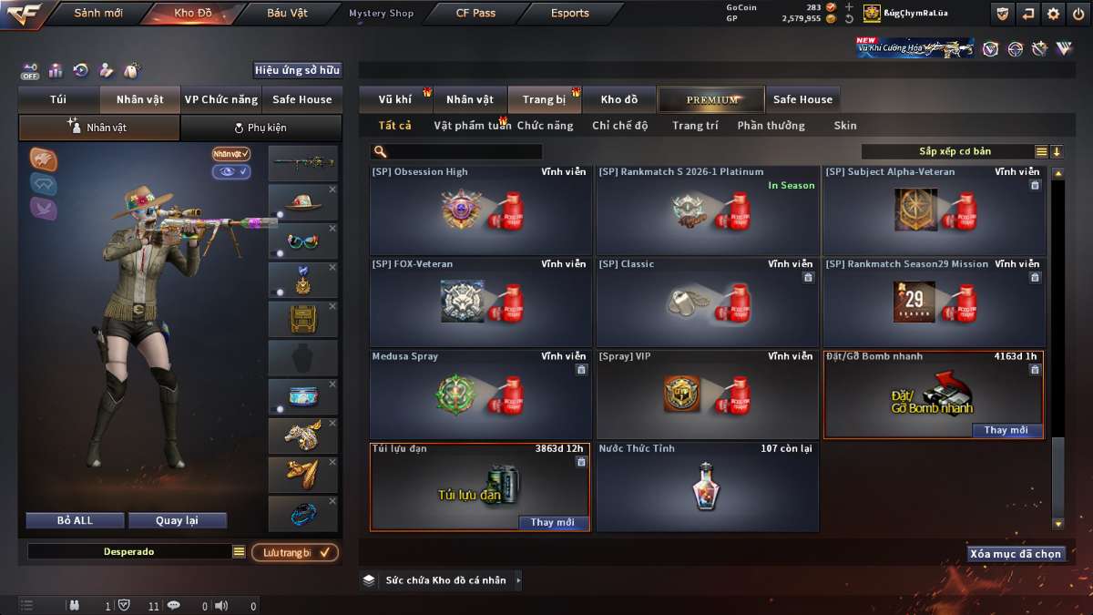 shop acc cf uy tin gia re